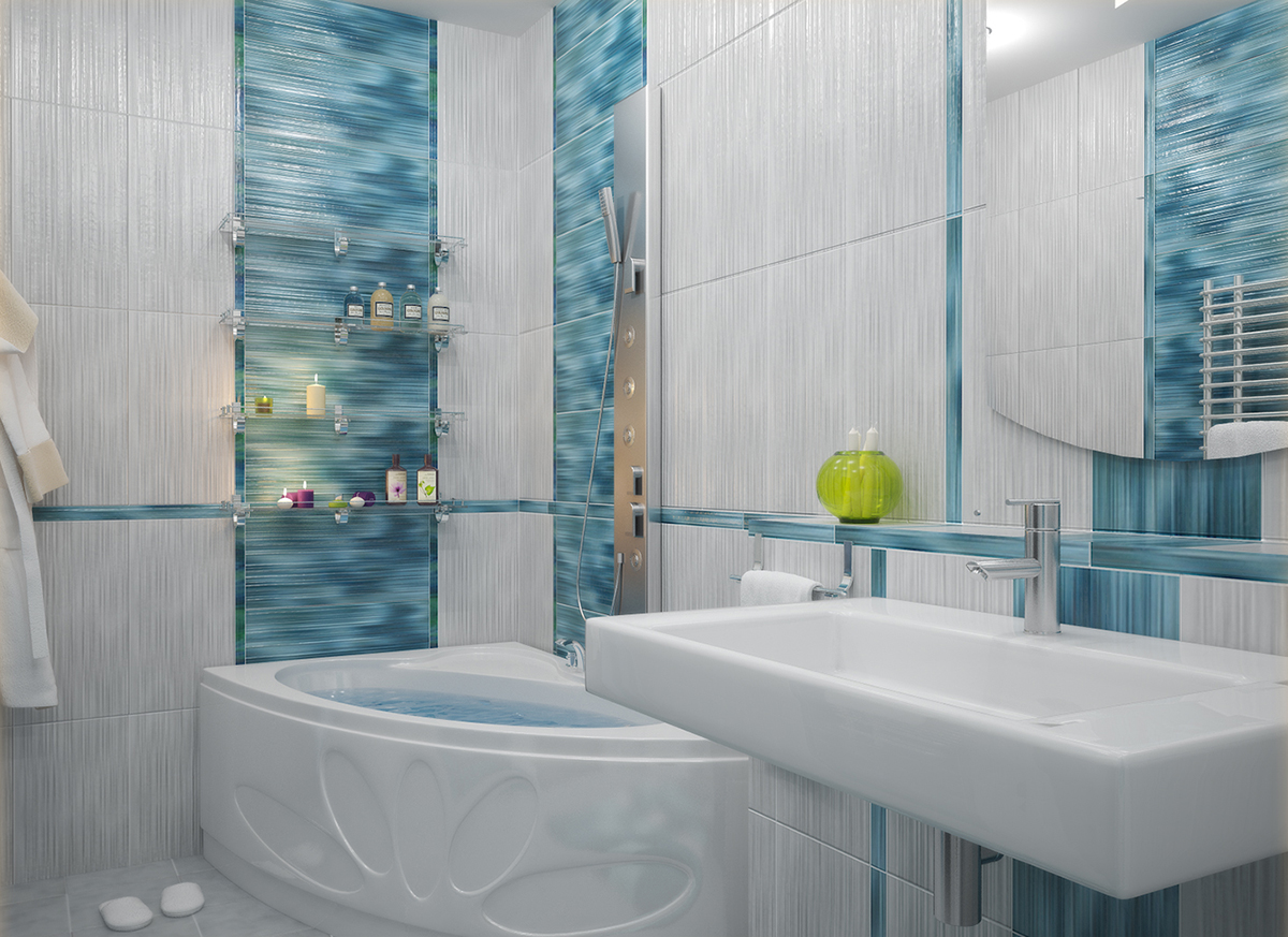 Разработка дизайна интерьера для квартиры на проспекте Патриотов: ванная комната, фото 2