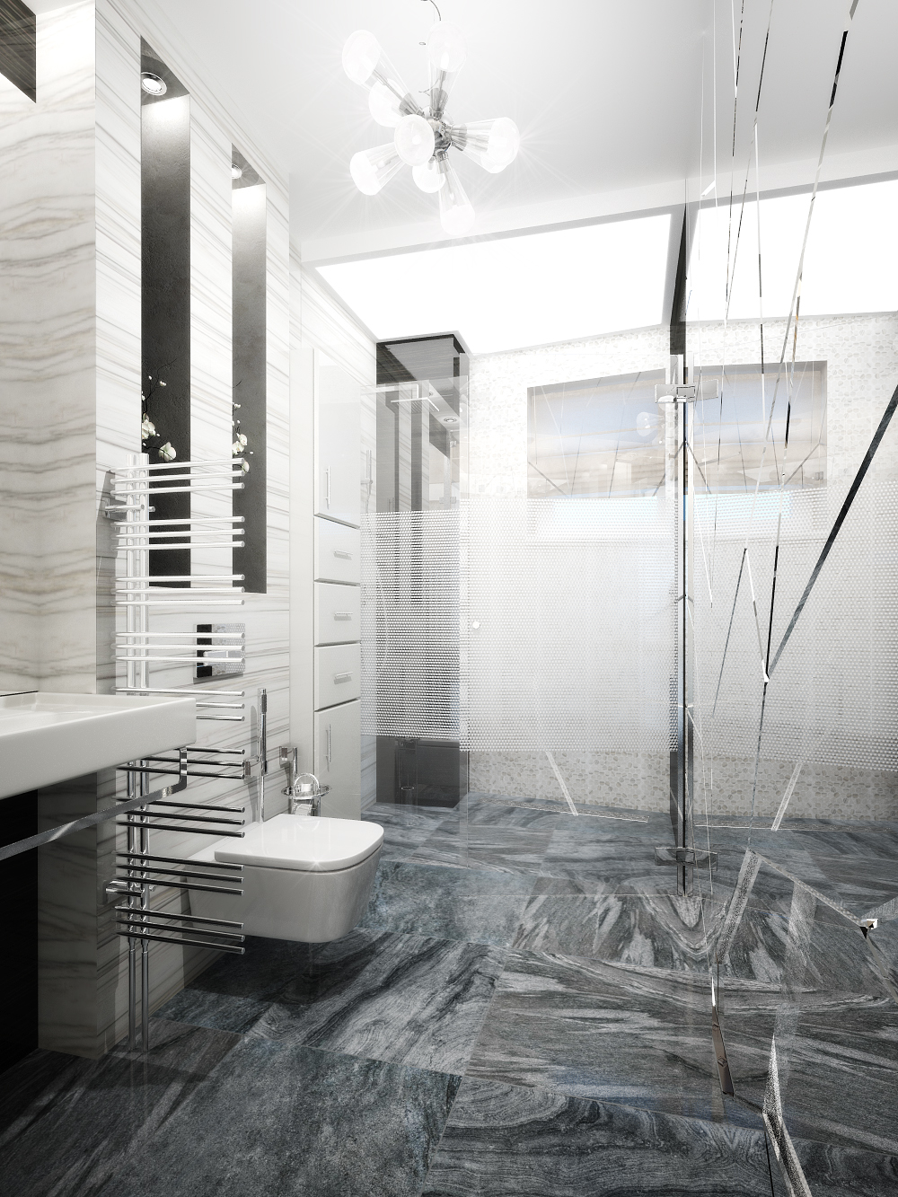 Разработка индивидуального дизайна для квартиры на Сакко и Ванцетти: ванная комната, фото 2