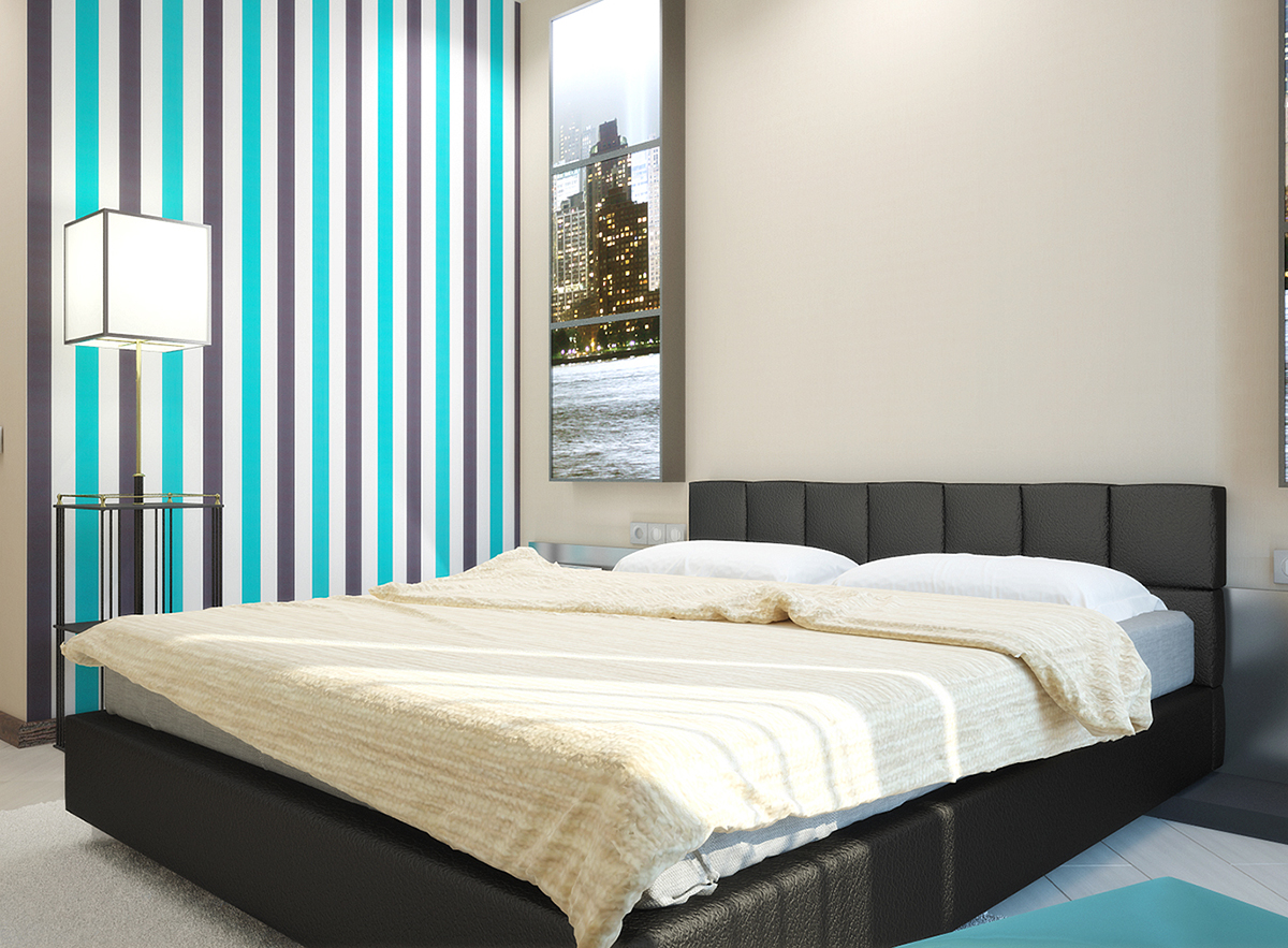 Разработка дизайна интерьера для квартиры на проспекте Патриотов: спальня, фото 3