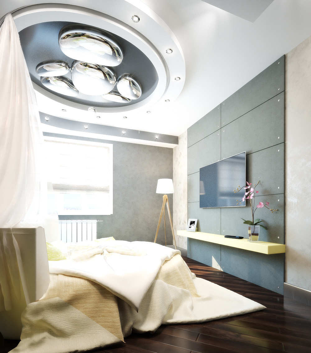 Разработка индивидуального дизайна для квартиры на Сакко и Ванцетти: спальня, фото 3