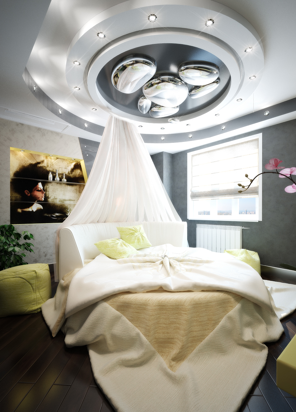 Разработка индивидуального дизайна для квартиры на Сакко и Ванцетти: спальня, фото 4