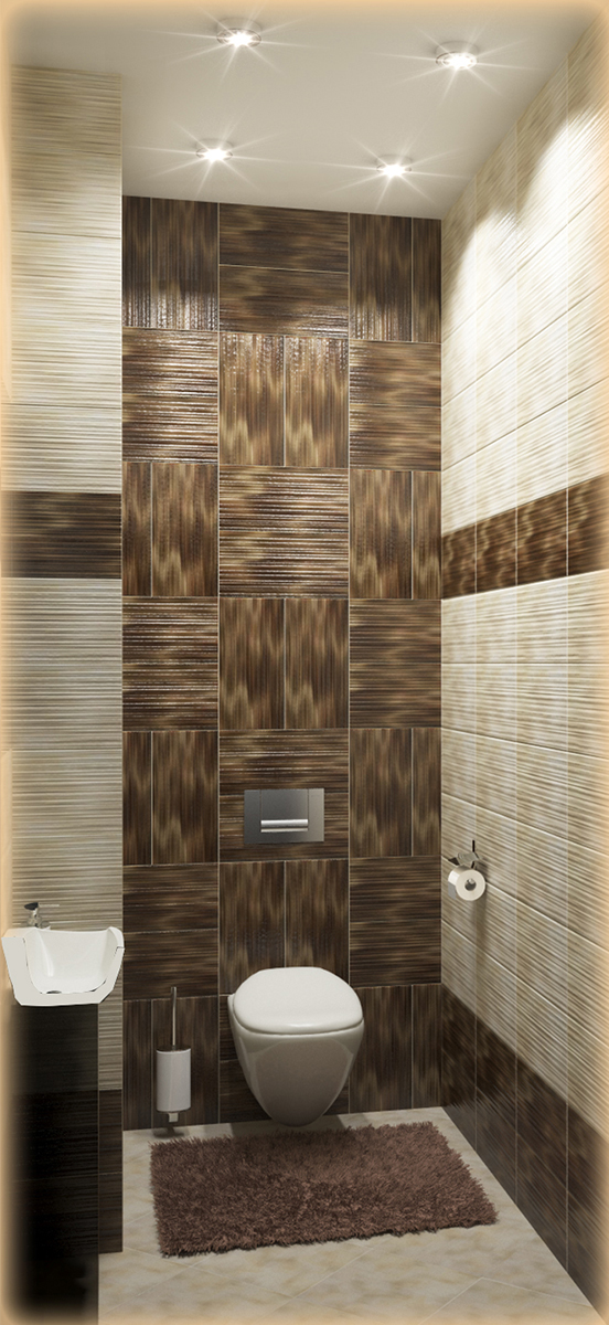 Разработка дизайна интерьера для квартиры на проспекте Патриотов: туалет, фото 2