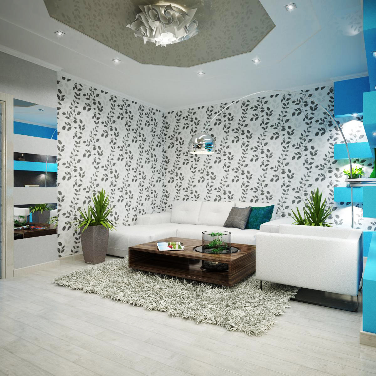 Дизайн проект квартиры на Большой Манежной 13: гостиная, фото 7