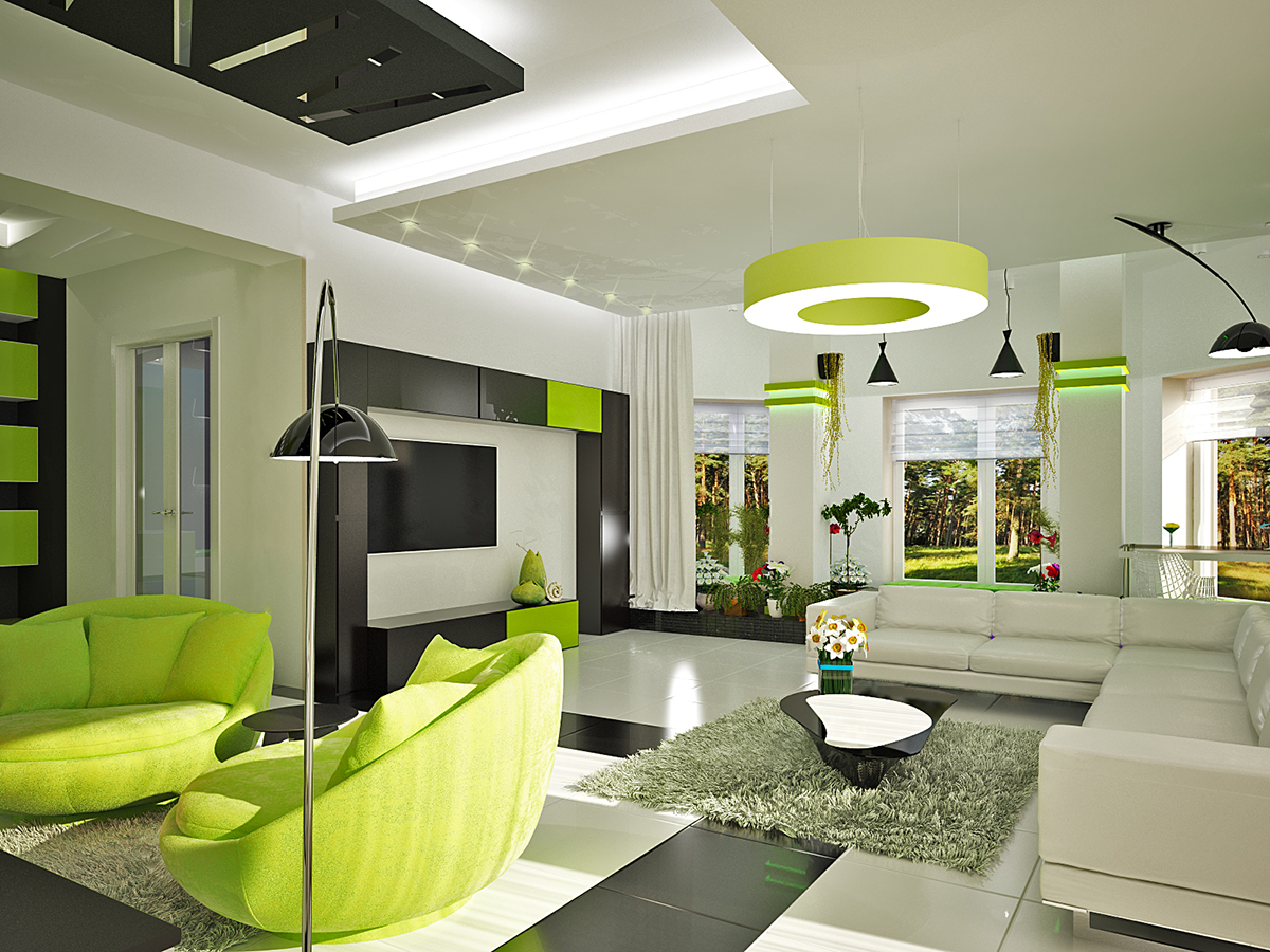 Дизайн интерьера домов и коттеджей 🏠 1 + фото и видео дизайн-проектов интерьера