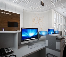 Дизайн проект офиса предствительства компании Ростелеком: фото 12