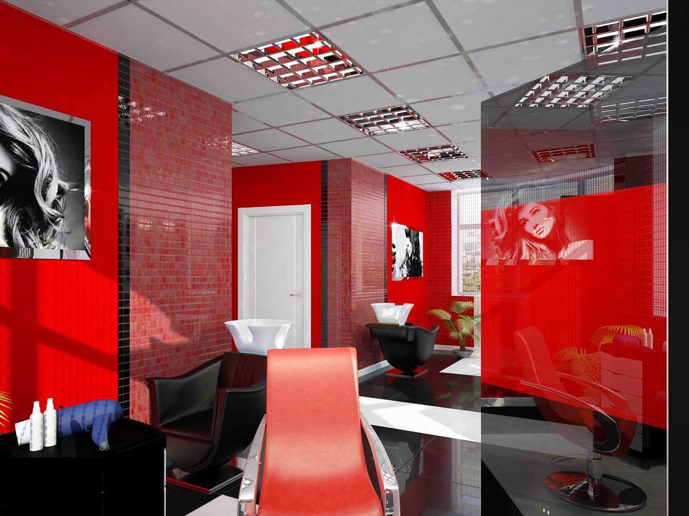 Разработка дизайна для офиса представительства компании Дешели: рабочая зона, фото 2