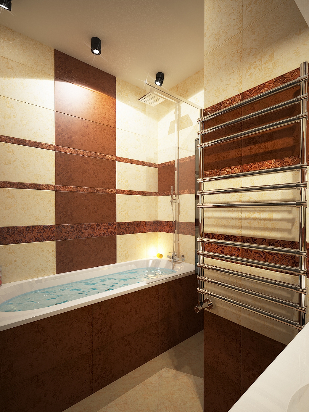 Дизайн проект дома на Владимира Невского: ванная комната, фото 1