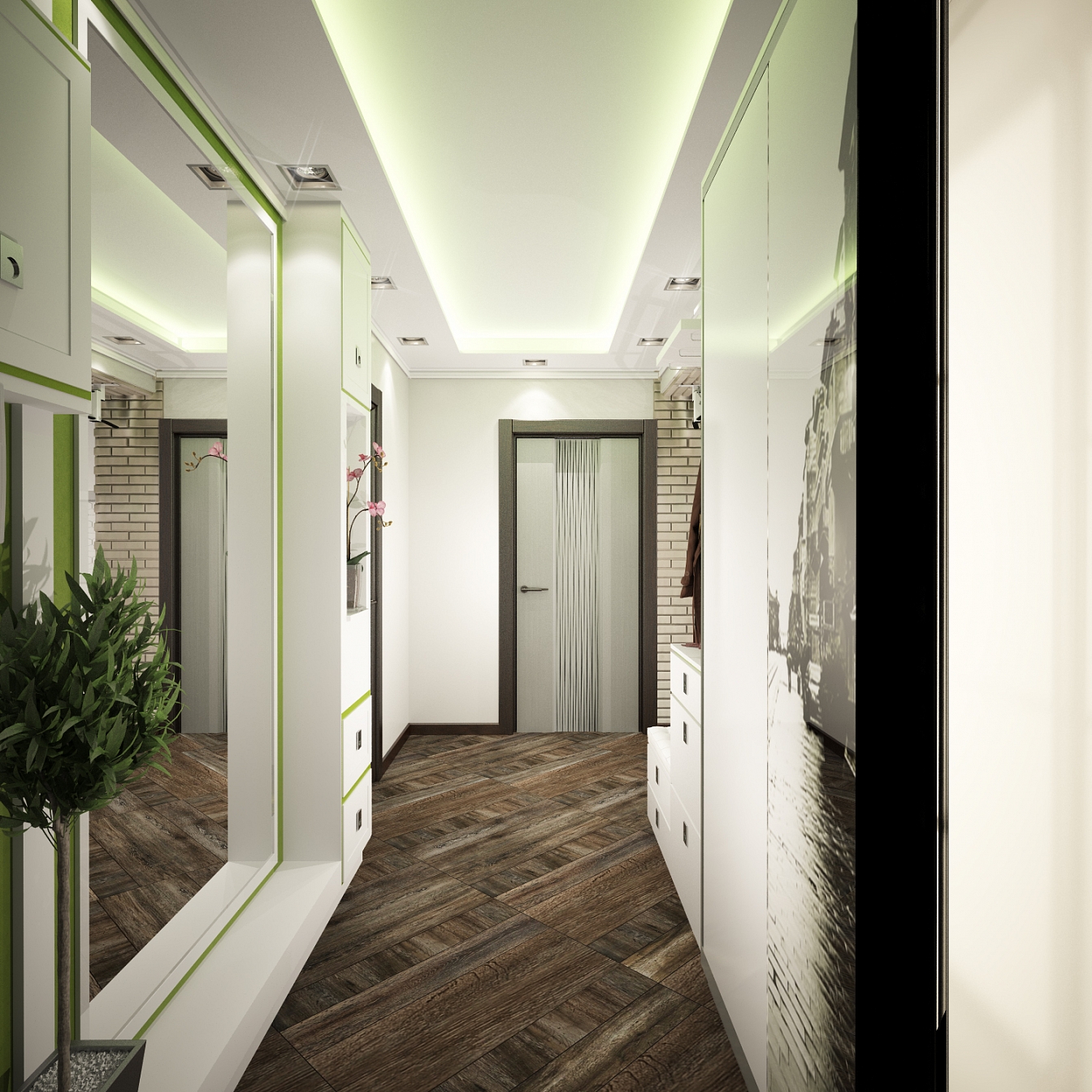 Дизайн проект для квартиры на Дурова: прихожая, фото 4