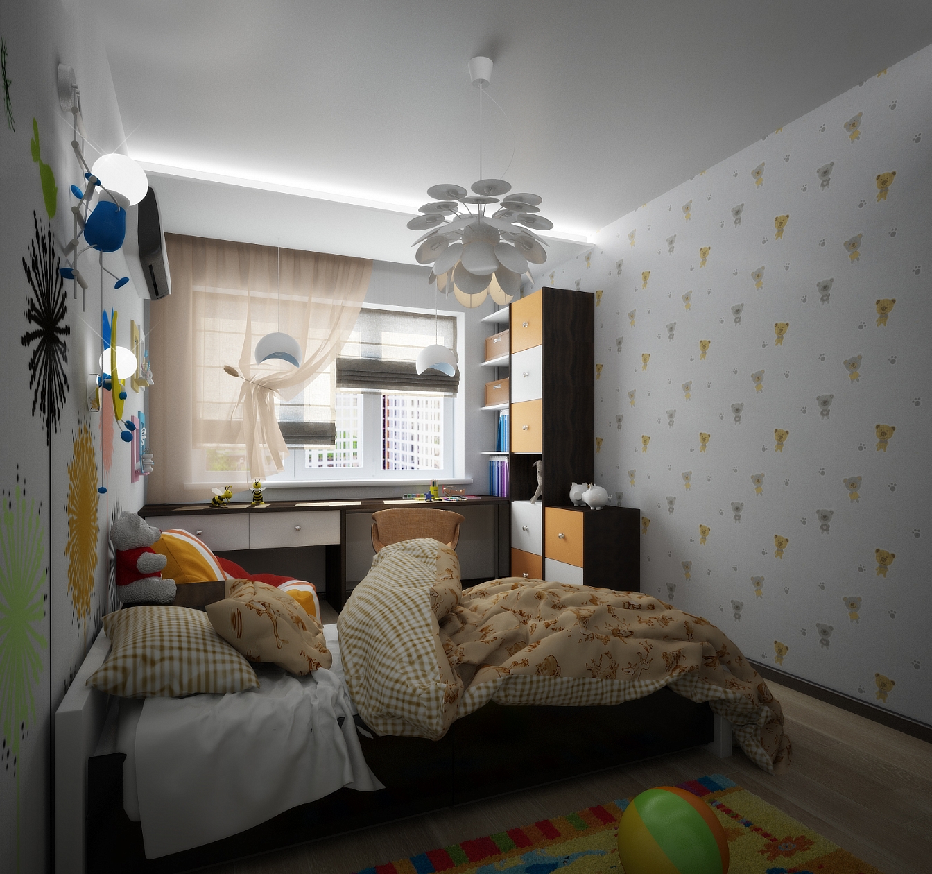 Дизайн проект дома на Владимира Невского: детская, фото 1