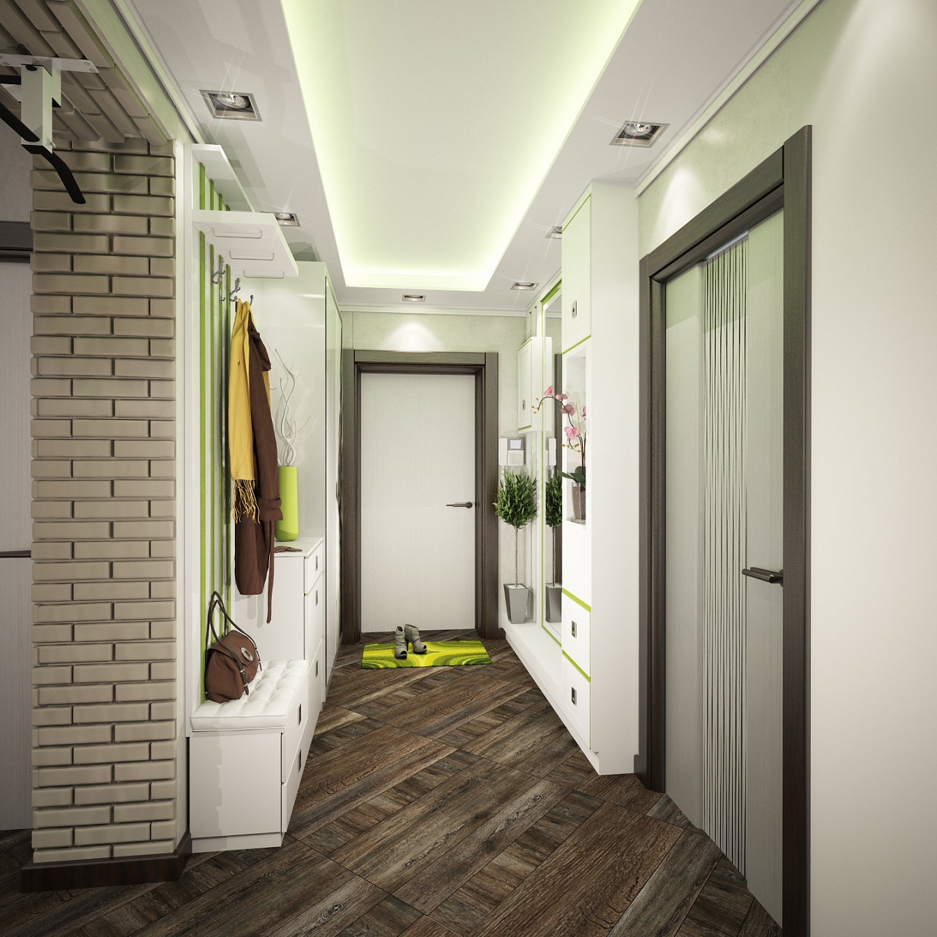 Дизайн проект для квартиры на Дурова: прихожая, фото 3