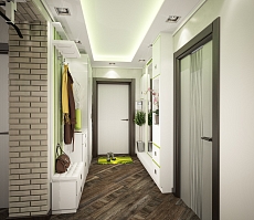 Дизайн проект для квартиры на Дурова: прихожая, фото 3