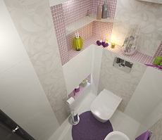 Разработка дизайна квартиры на Димитрова: туалет, фото 3