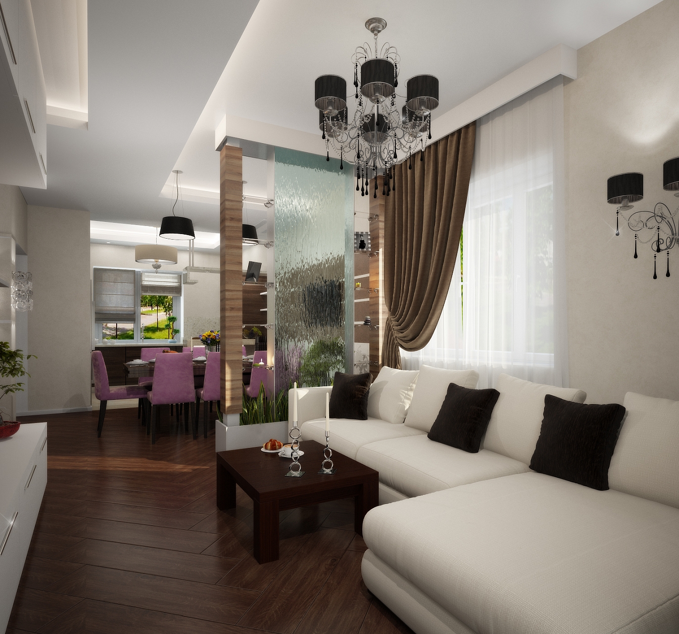 Дизайн проект интерьера дома на улице 1 мая: гостиная, фото 3