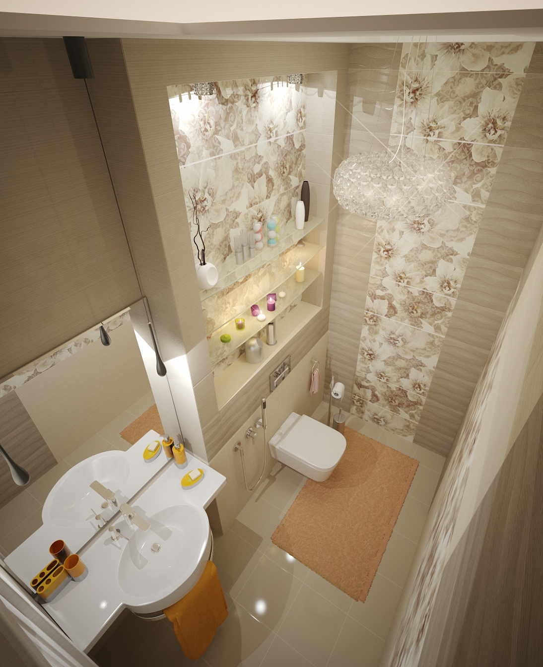 Дизайн проект интерьера дома на улице 1 мая: ванная комната, фото 5