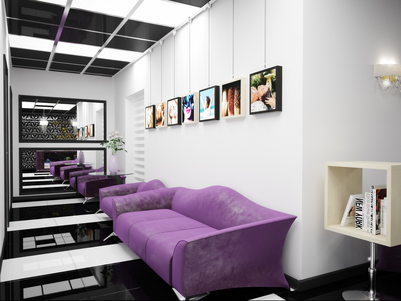 Разработка дизайна для офиса представительства компании Дешели: ресепшен, фото 3