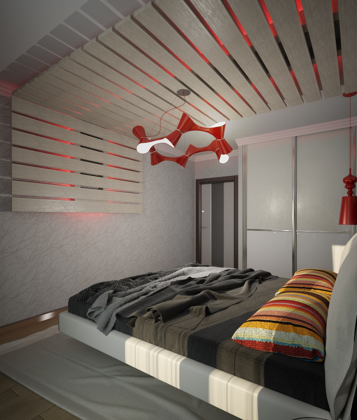 Дизайн проект для квартиры на Дурова: спальня, фото 2