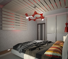 Дизайн проект для квартиры на Дурова: спальня, фото 2