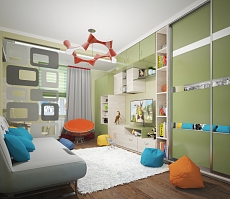 Разработка дизайна квартиры на Димитрова: детская, фото 6