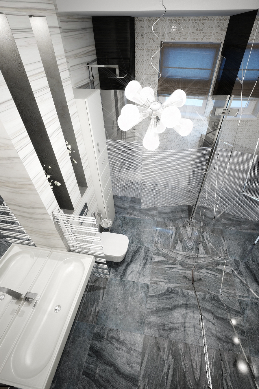 Разработка индивидуального дизайна для квартиры на Сакко и Ванцетти: ванная комната, фото 4