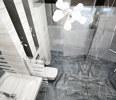 Разработка индивидуального дизайна для квартиры на Сакко и Ванцетти: ванная комната, фото 4
