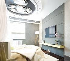 Разработка индивидуального дизайна для квартиры на Сакко и Ванцетти: спальня, фото 3