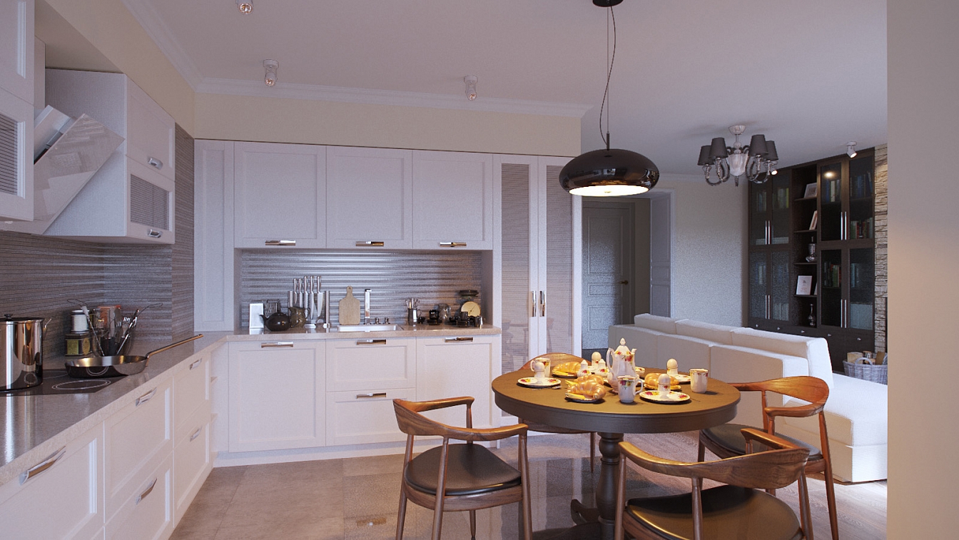 Кухня-гостиная фото 2