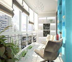Дизайн проект квартиры на Большой Манежной 13: смотровая комната, фото 1