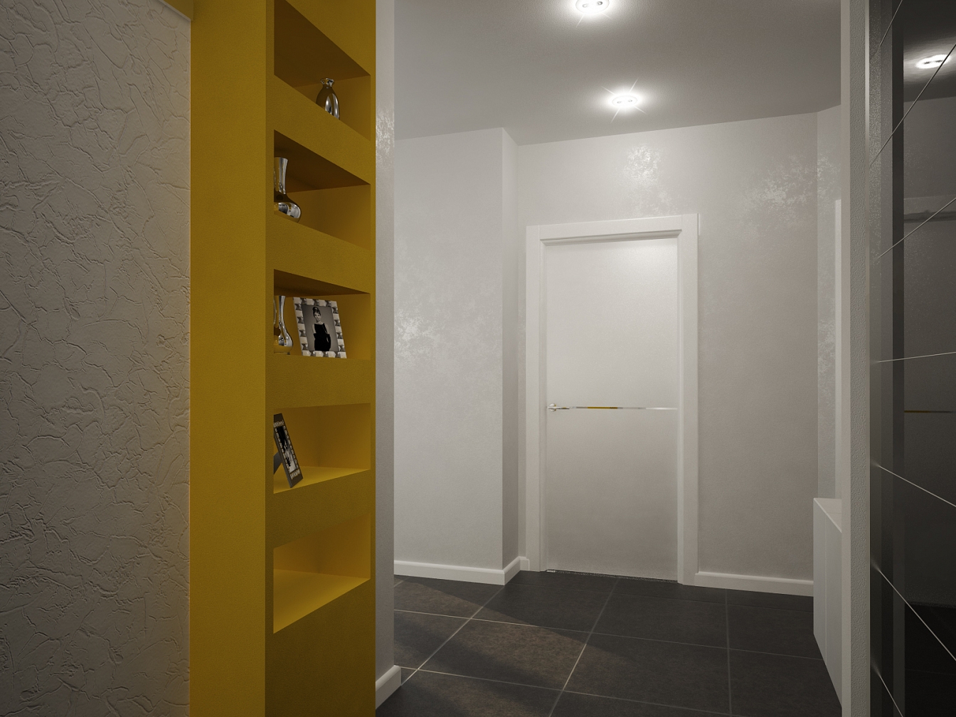 Дизайн проект квартиры на Кразнознаменной: прихожая, фото 2