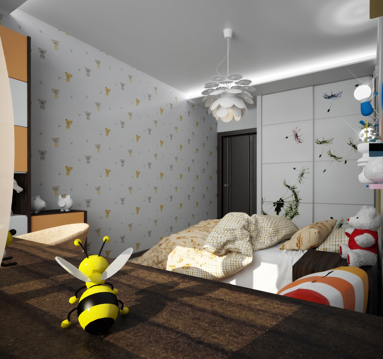 Дизайн проект дома на Владимира Невского: детская, фото 2