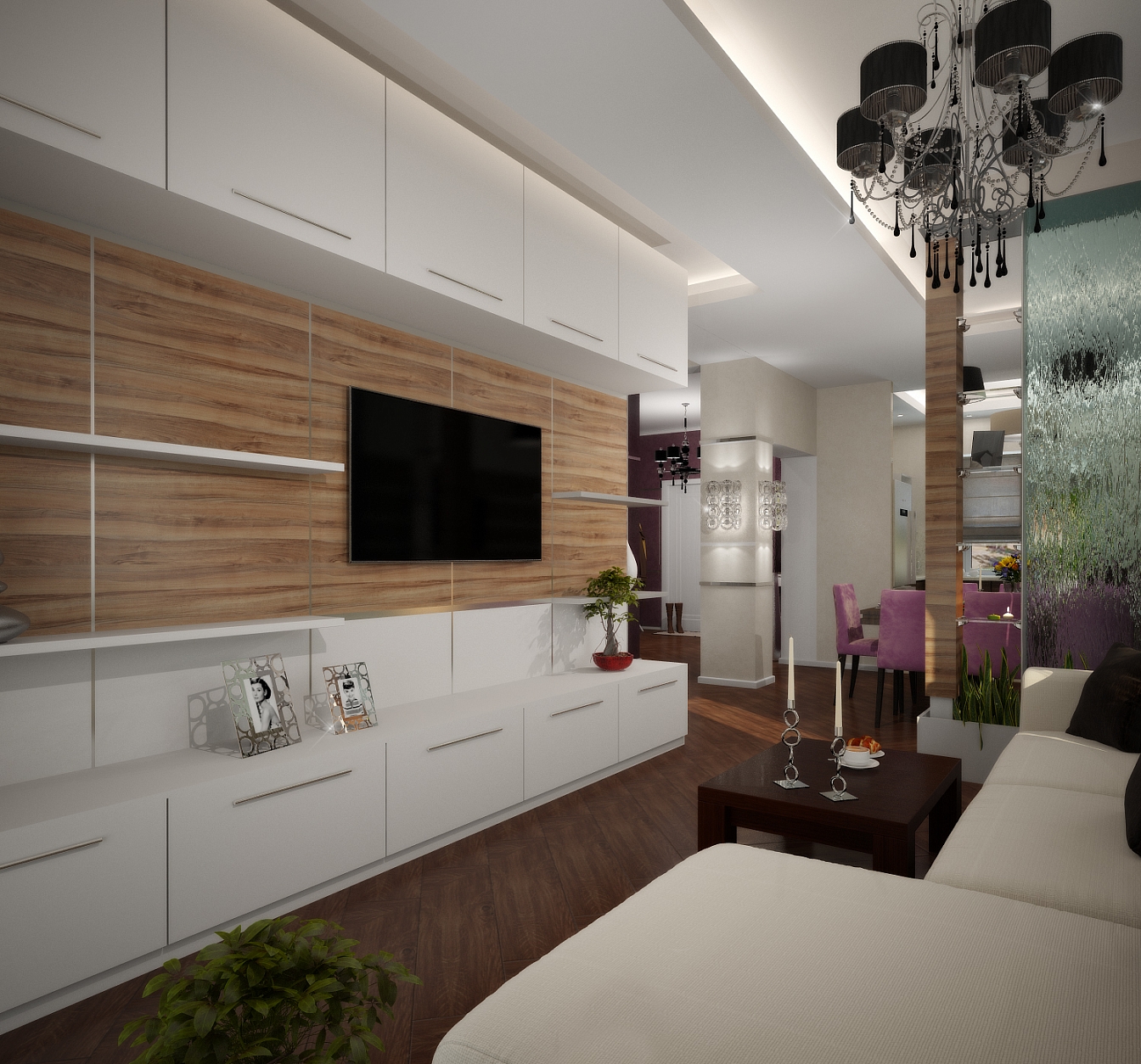 Дизайн проект интерьера дома на улице 1 мая: гостиная, фото 2