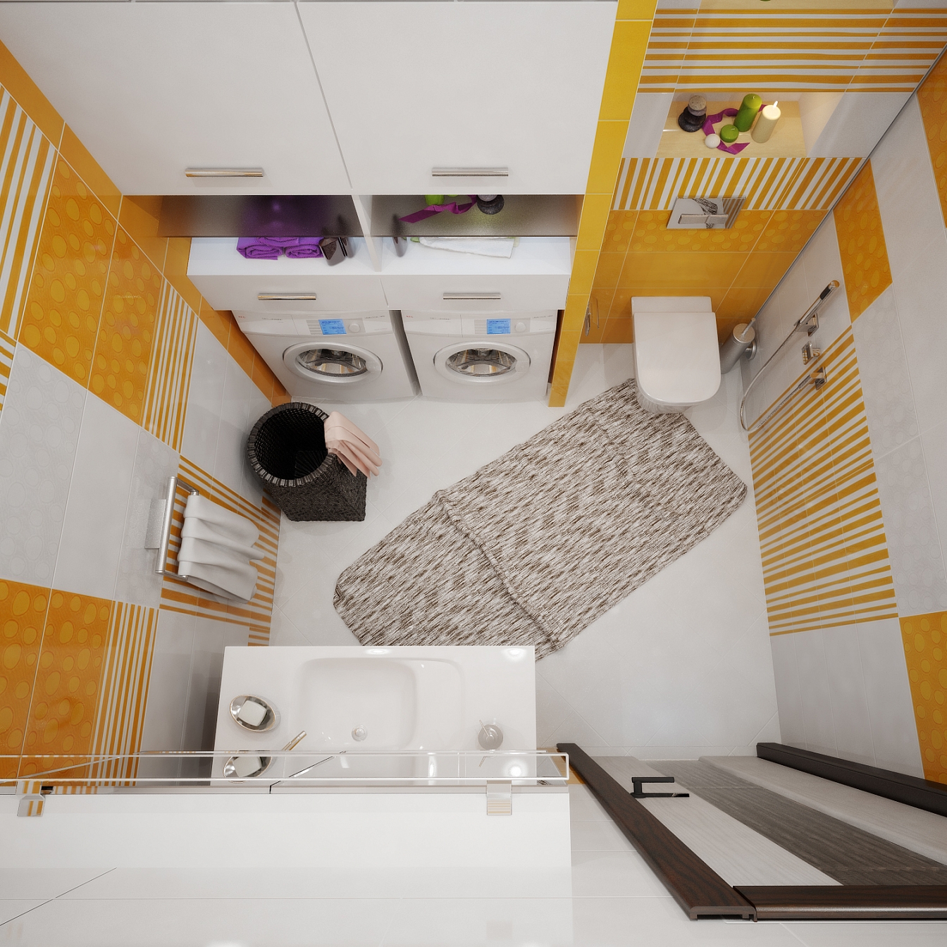 Дизайн проект для квартиры на Дурова: туалет, фото 5