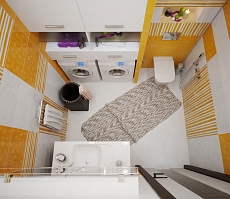 Дизайн проект для квартиры на Дурова: туалет, фото 5