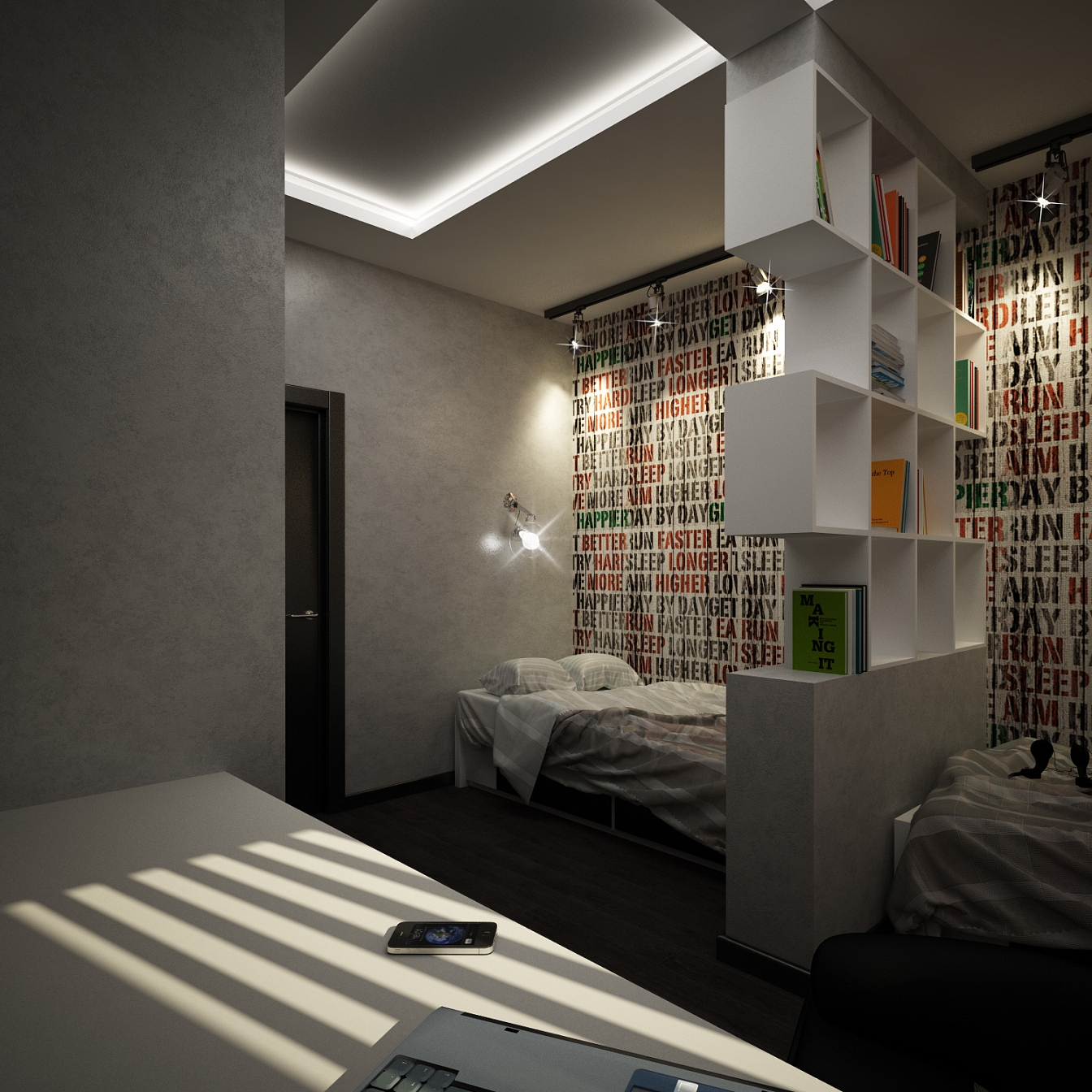 Разработка дизайна интерьера для квартиры на проспекте Патриотов: детская, фото 5 Разработка дизайна интерьера для квартиры на проспекте Патриотов: детская, фото 5