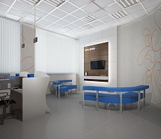 Дизайн проект офиса предствительства компании Ростелеком: фото 6