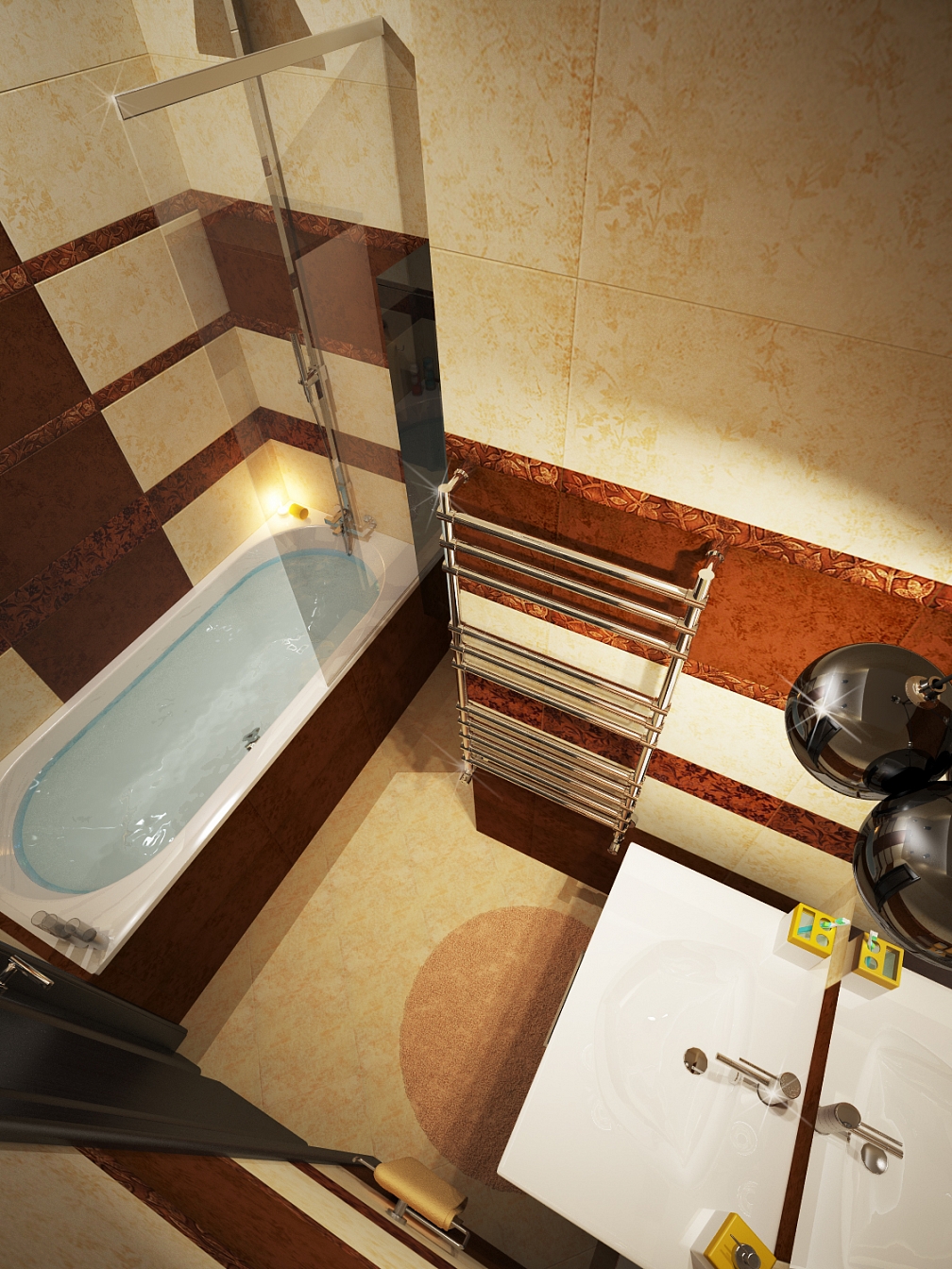 Дизайн проект дома на Владимира Невского: ванная комната, фото 5