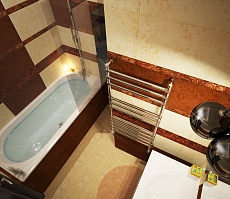 Дизайн проект дома на Владимира Невского: ванная комната, фото 5