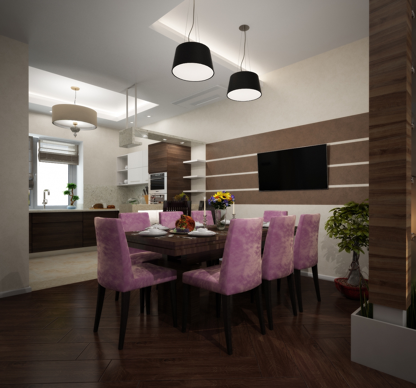 Дизайн проект интерьера дома на улице 1 мая: кухня, фото 1