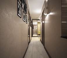 Дизайн проект интерьера квартиры на Тютчева: прихожая, фото 5