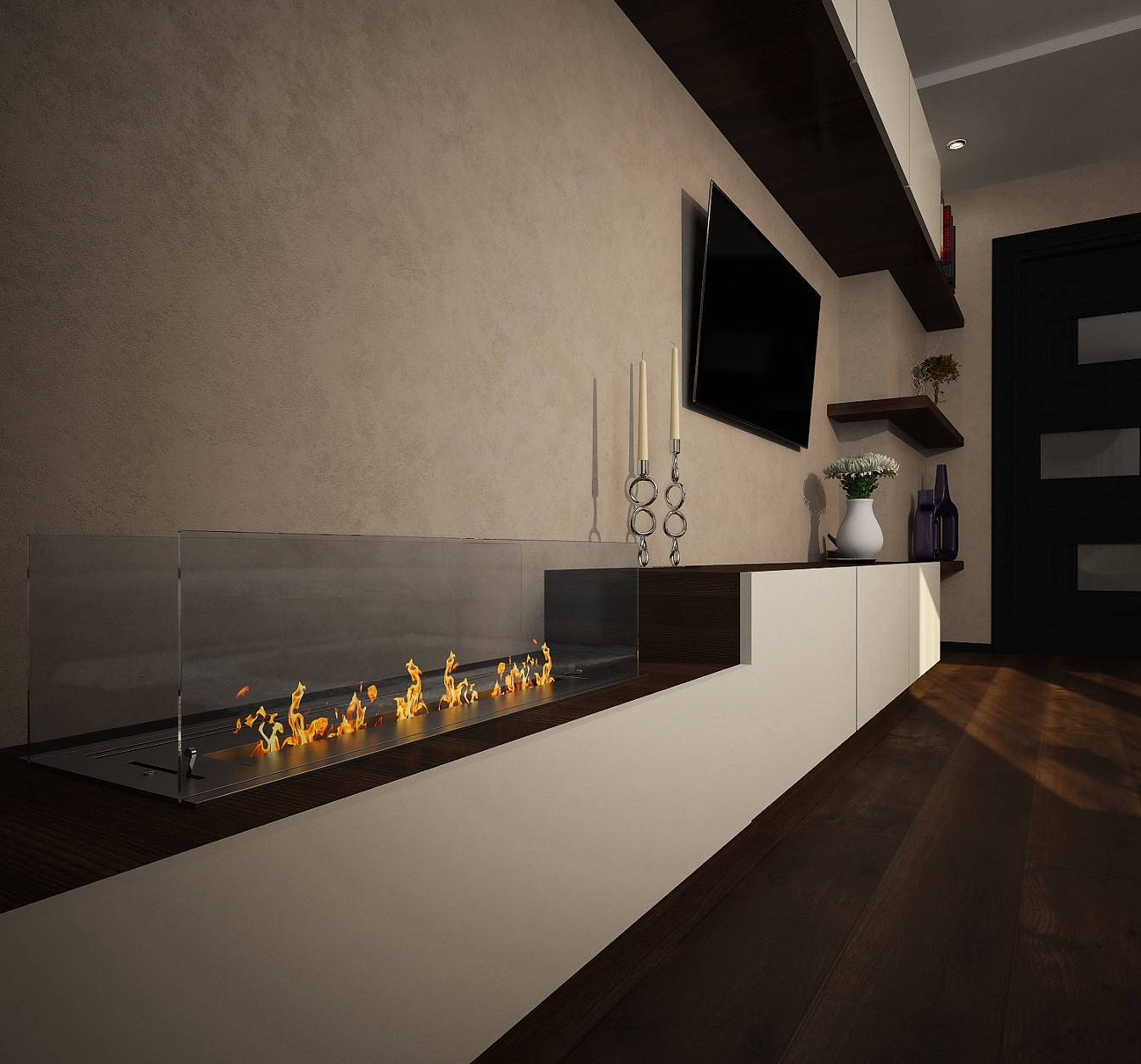 Дизайн проект квартиры на Олимпийском: гостиная, фото 5