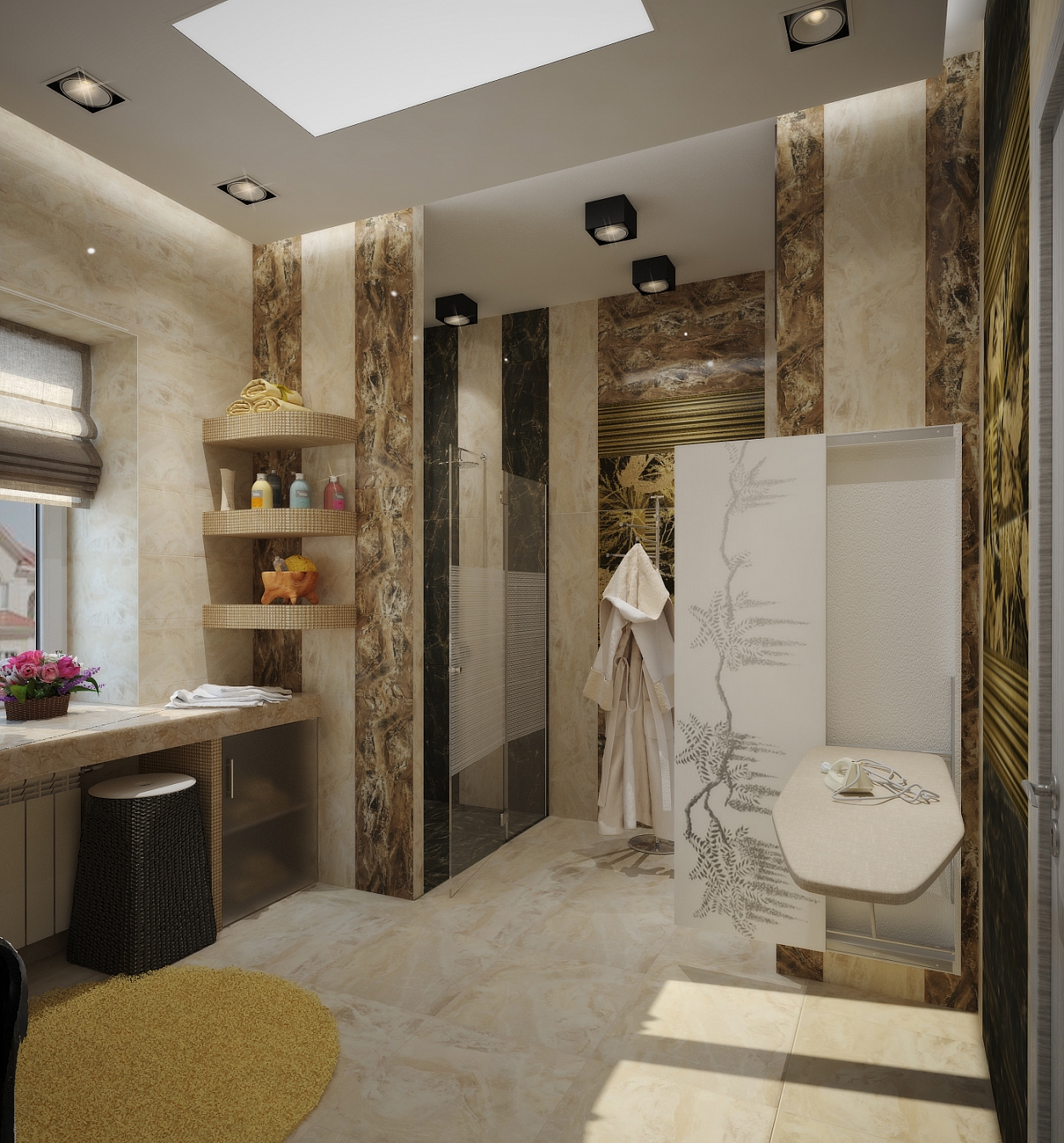 Дизайн проект интерьера дома на улице 1 мая: ванная комната, фото 7