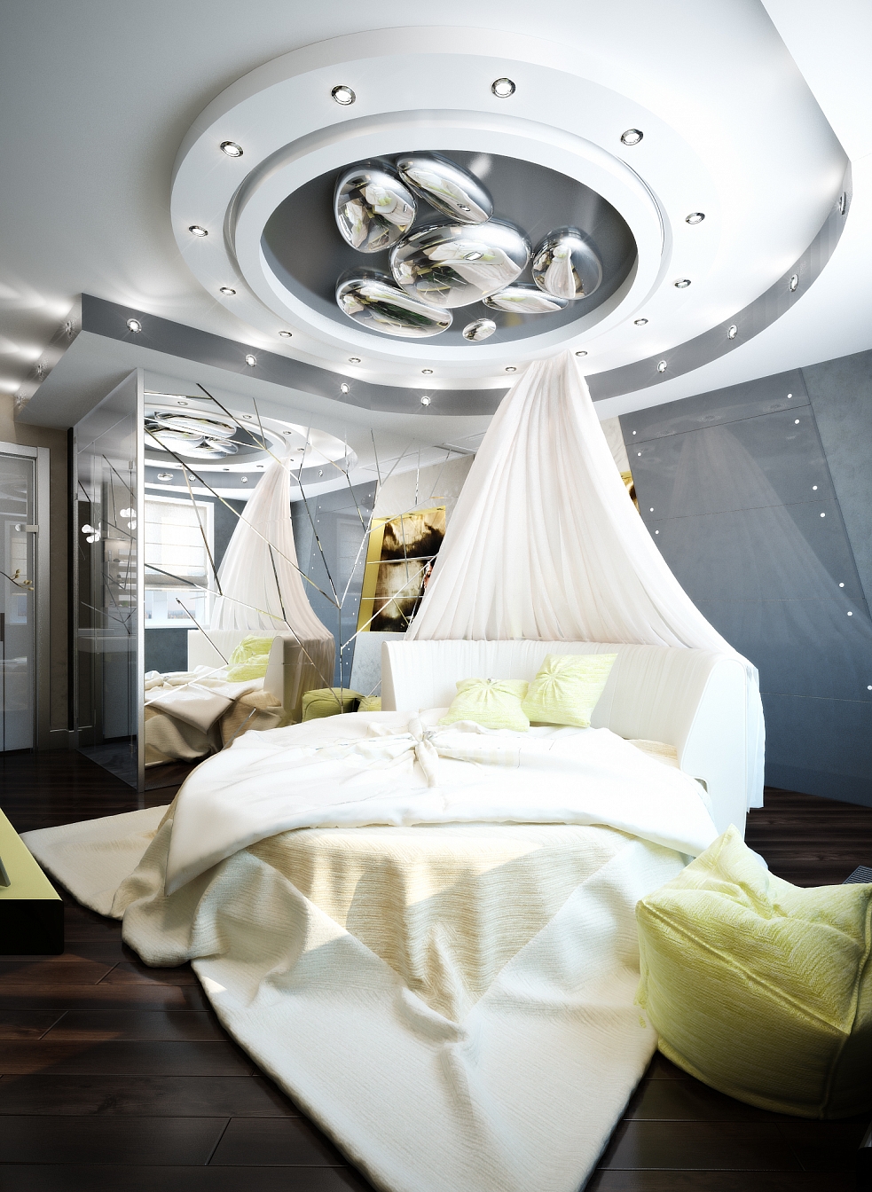 Разработка индивидуального дизайна для квартиры на Сакко и Ванцетти: спальня, фото 2