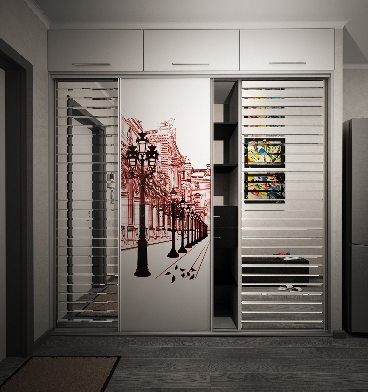 Разработка дизайна для квартиры на Одинцова: прихожая, фото 5