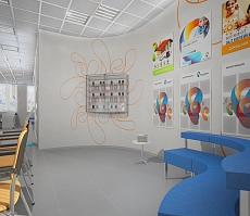 Дизайн проект офиса предствительства компании Ростелеком: фото 8