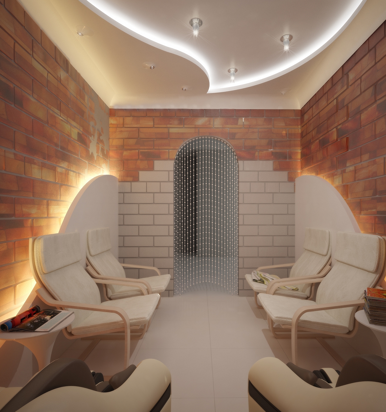 Разработка дизайна для офиса представительства компании Дешели: комната отдыха, фото 5