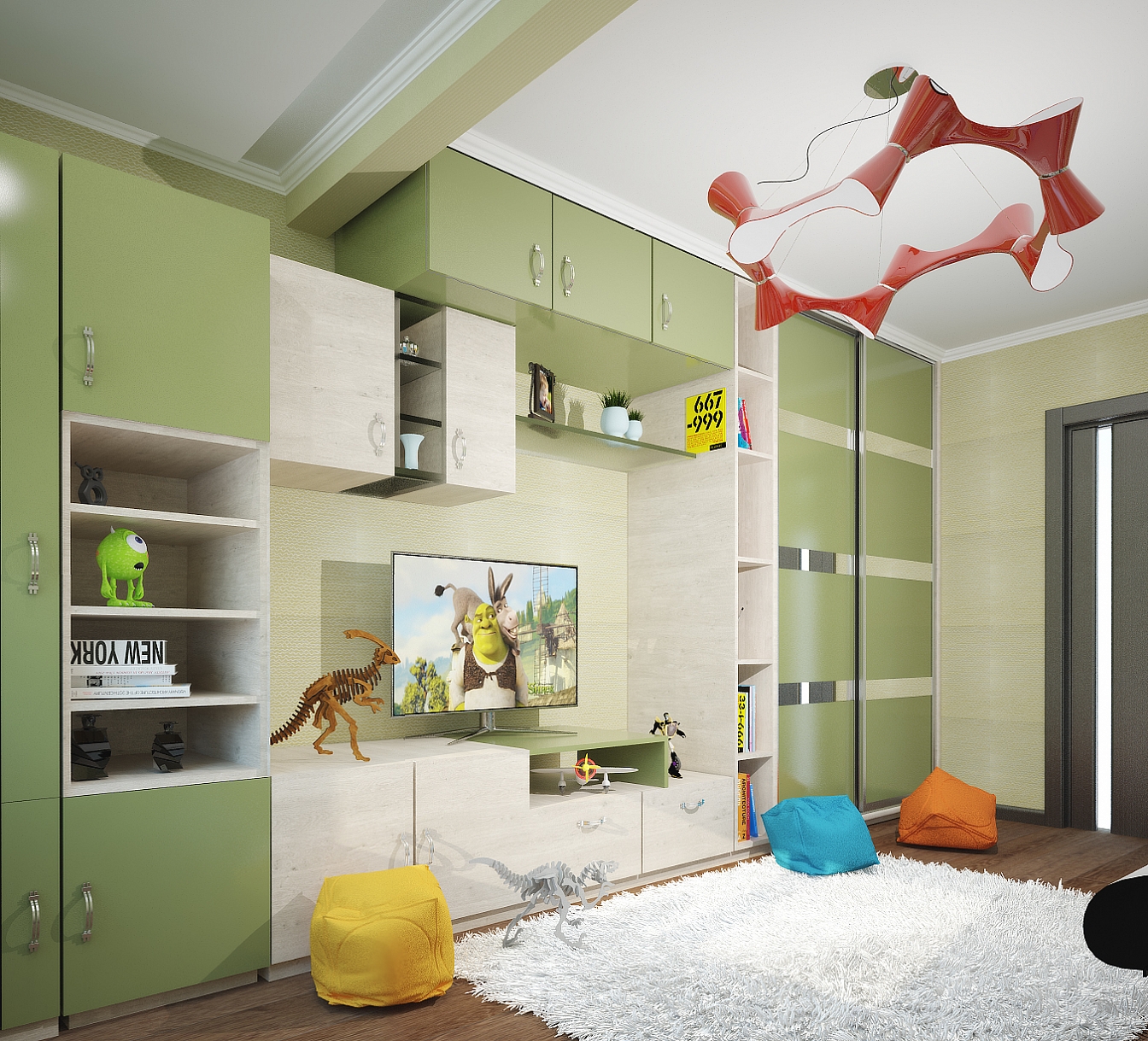 Разработка дизайна квартиры на Димитрова: детская, фото 4
