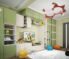 Разработка дизайна квартиры на Димитрова: детская, фото 4