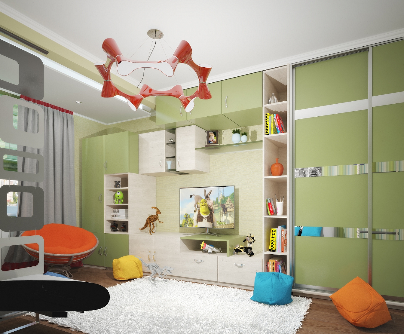Разработка дизайна квартиры на Димитрова: детская, фото 1