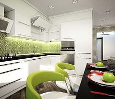 Дизайн проект для квартиры на Дурова: гостиная, фото 6
