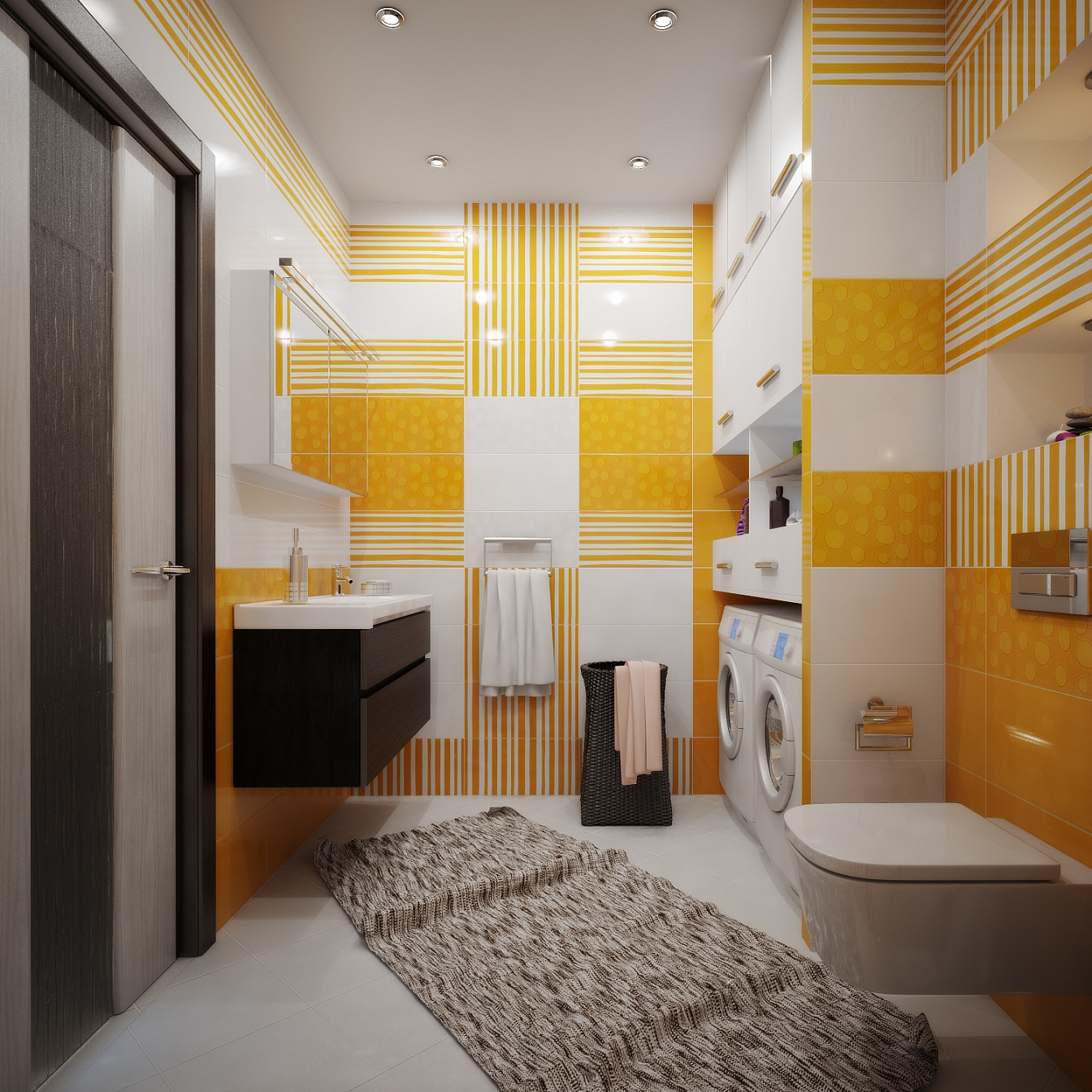 Дизайн проект для квартиры на Дурова: туалет, фото 1