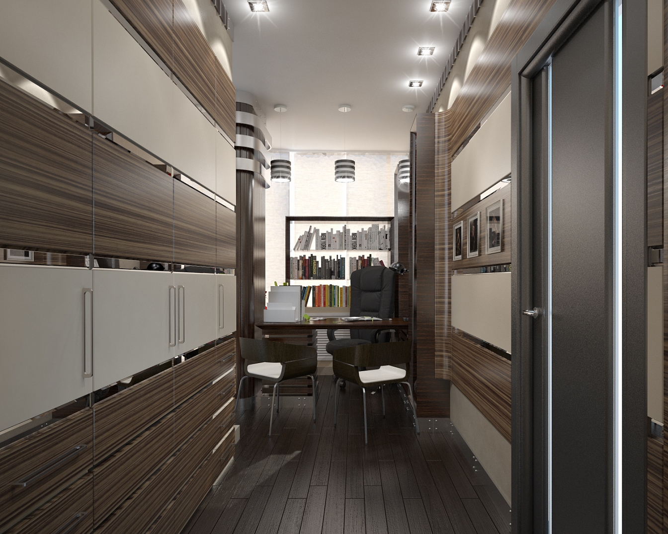 Разработка дизайна для офиса представительства компании Дешели: кабинет, фото 4